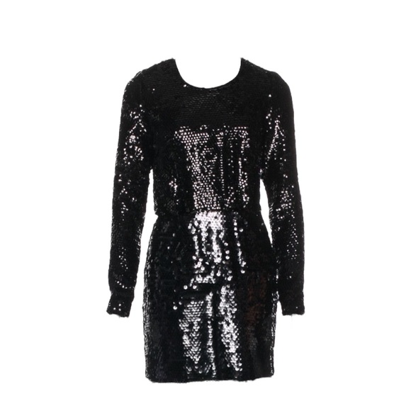 Rachel Zoe Dresses & Skirts - Rachel Zoe black sequin party dress sz 2